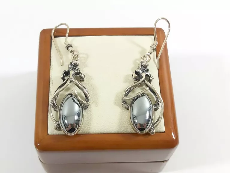 MISTYCZNE SREBRNE KOLCZYKI PRÓBY 925