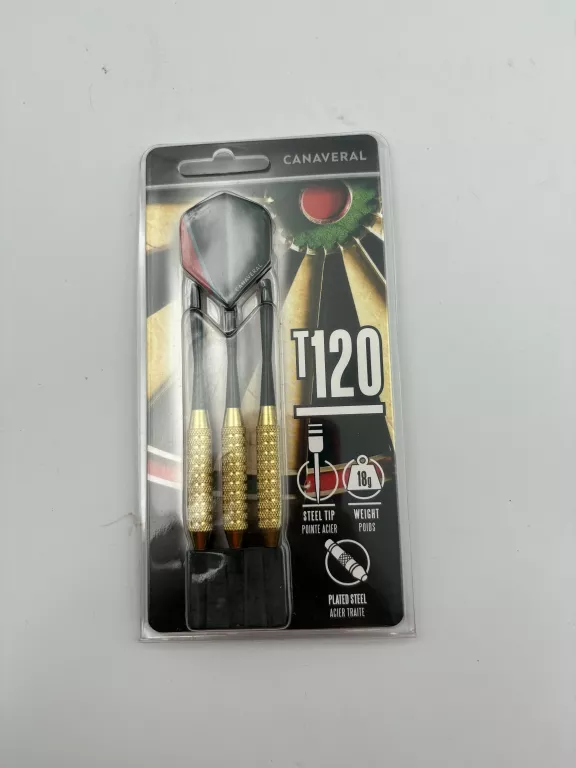 RZUTKI CANAVERAL 3 LOTKI DO DARTA T120 ZE STALOWYM GROTEM