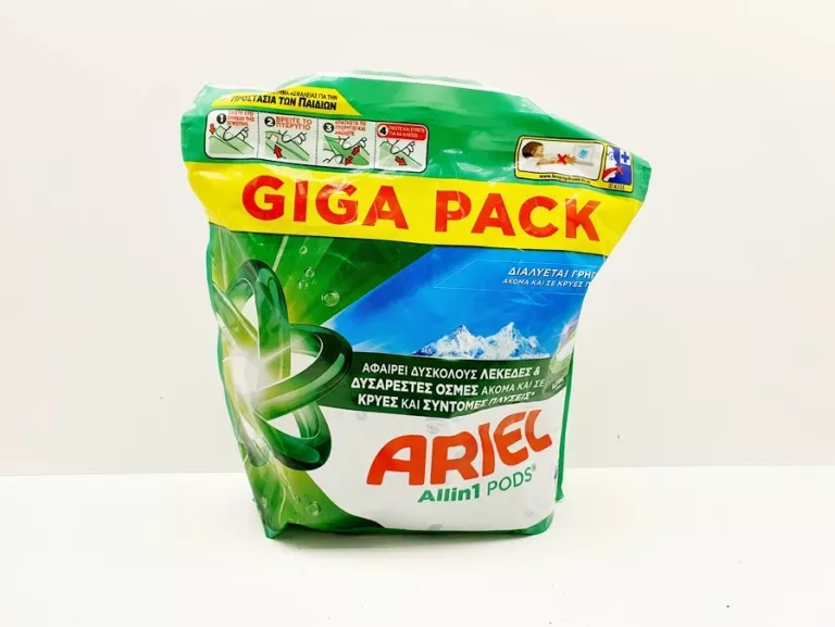 KAPSUŁKI DO PRANIA BIAŁEGO ARIEL MOUNTAIN SPRING ALL-IN-1 PODS 60SZT