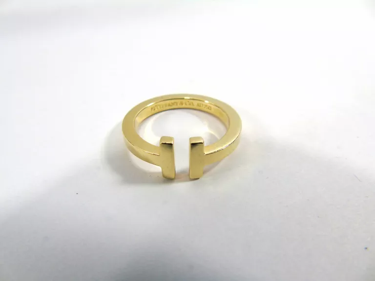 ZŁOTY PIERŚCIONEK PR.750 R.18 TIFFANY