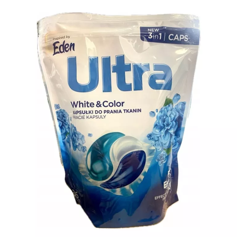 EDEN ULTRA FRESH ESCAPE KAPSUŁKI DO PRANIA TKANIN JASNYCH KOLOROWYCH 36 SZ