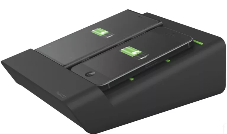 ŁADOWARKA LEITZ COMPLETE DO 2 SMARTFONÓW CZARNA