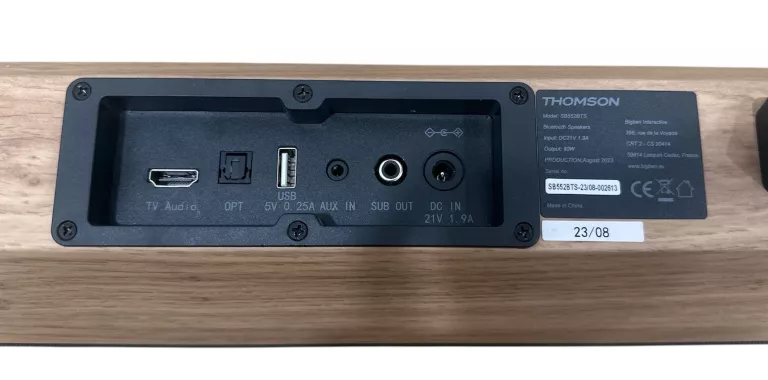 SOUNDBAR THOMSON SB552BTS Z SUBWOOFEREM