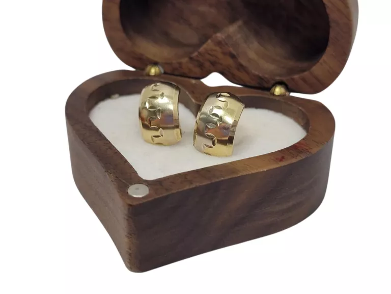 SUBTELNE ZŁOTE  KOLCZYKI 1,11 G  ZŁOTO 333 ZAPIĘCIE ANGIELSKIE