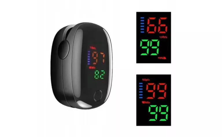 PULSOKSYMETR PULSOMETR MIERNIK TĘTNA PULSU NAPALCOWY OLED