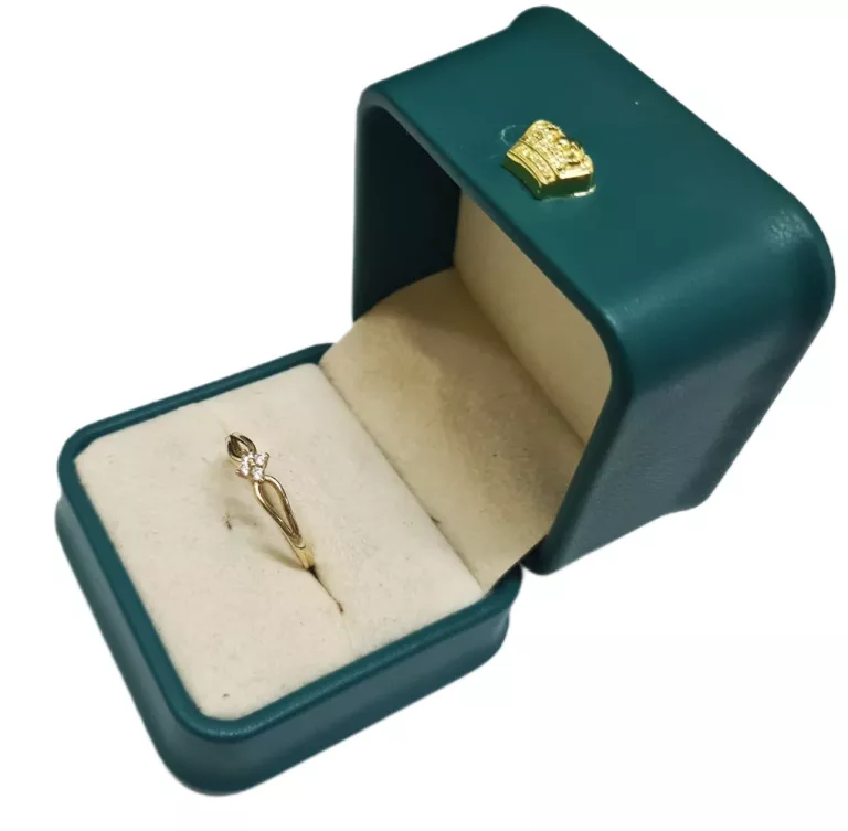 DELIKATNY ZŁOTY PIERŚCIONEK 1,42G P585 R 19