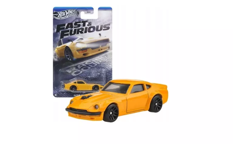 HOT WHEELS SILVER SERIES FAST & FURIOUS RACING COURSE 3/5 DATSUN 240Z