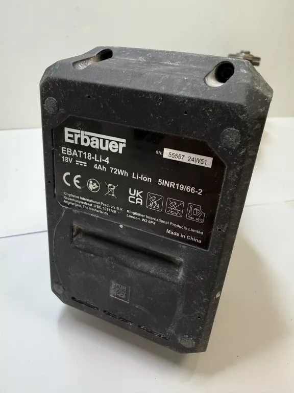 SZLIFIERKA KATOWA ERBAUER EAG18-LI