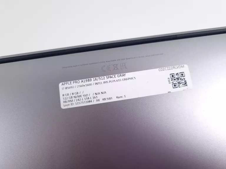 apple-macbook-pro-13-a1989-2019r-i7-8569u-16gb-512gb-ssd-210-cykli-wielkosc-pamieci-ram-200941-2193