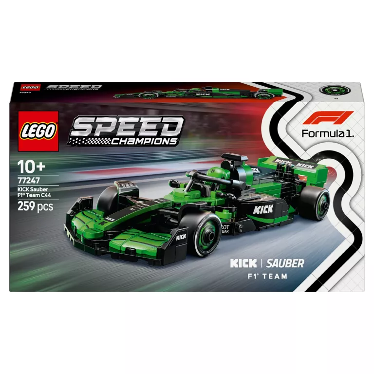 LEGO SPEED CHAMPIONS 77247 BOLID F1 KICK SAUBER TEAM C44 USZKODZONY KARTON
