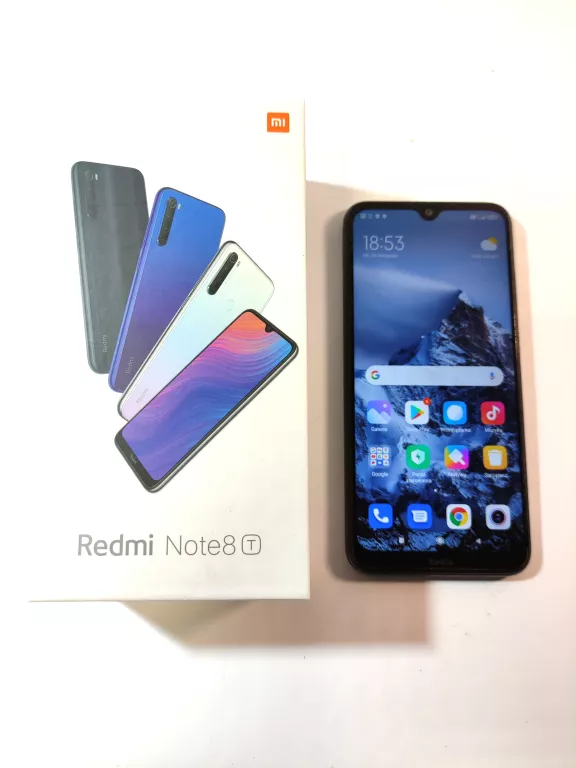 TELEFON REDMI NOTE 8T 4/64GB OPAKOWANIE
