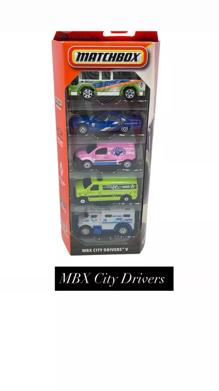 ZESTAW SAMOCHODÓW MATTEL C1817 5 SZTUK MIX