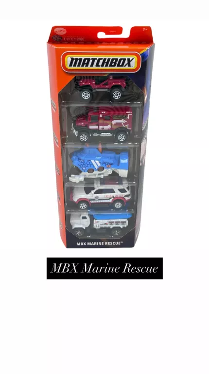 ZESTAW SAMOCHODÓW MATTEL C1817 5 SZTUK MIX