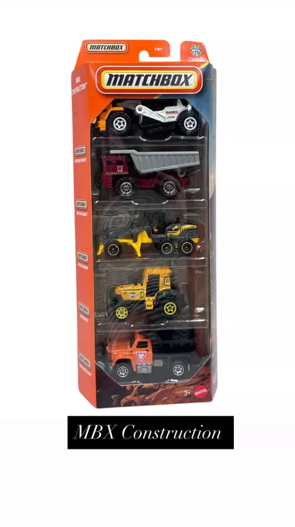 ZESTAW SAMOCHODÓW MATTEL C1817 5 SZTUK MIX