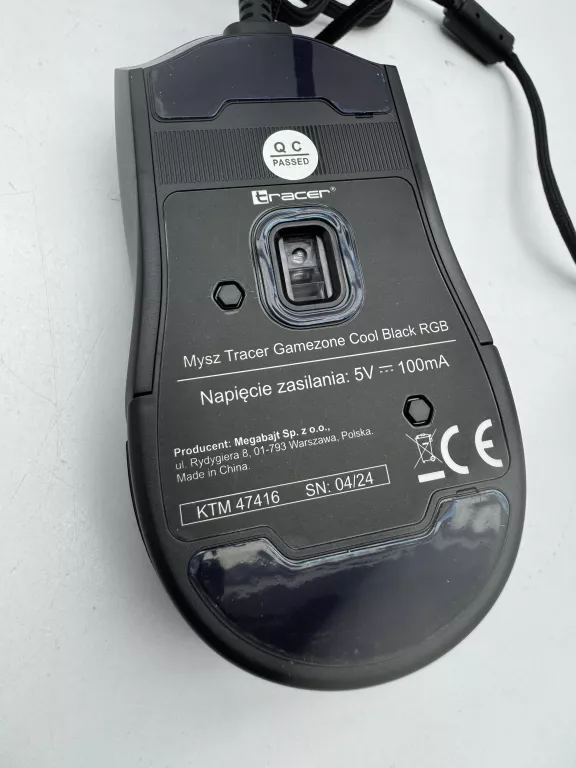 MYSZ DLA GRACZY TRACER GAMEZONE COOL CZARNY RGB / PUD / EAN: 5907512873595