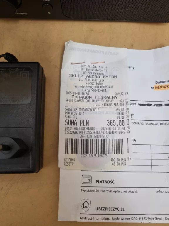 RADIO TECHNISAT CLASSIC 300 IR V2 GWARANCJA