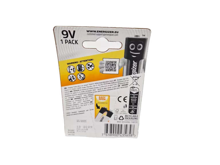 BATERIA ENERGIZER 9V-6LR61