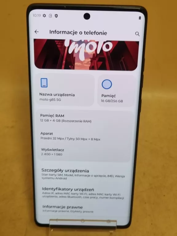TELEFON MOTOROLA MOTO G85 12/256GB