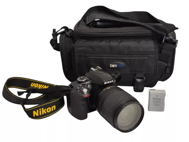 LUSTRAŻNKA NIKON D3300 TORBA 2 BATERIE PRZEBIEG 22987 ZDJĘĆ