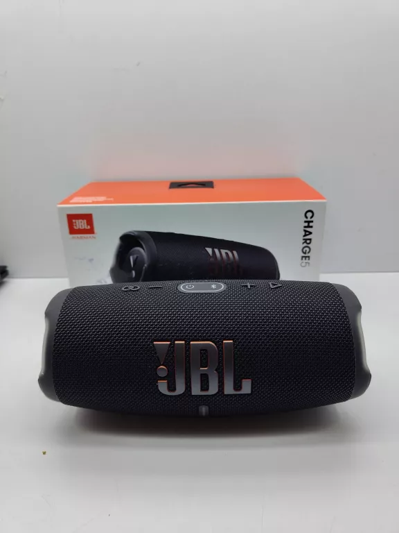 JBL CHARGE 5 CZARNY + PUDEŁKO