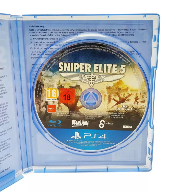 GRA NA PS4 SNIPER ELITE 5