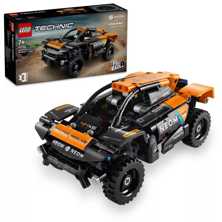 LEGO TECHNIC 42166 NEOM MCLAREN EXTREME E RACE CAR USZKODZONY KARTON