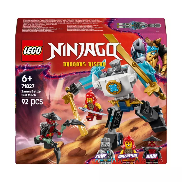 LEGO NINJAGO MECH W ZBROI BOJOWEJ ZANE’A 71827