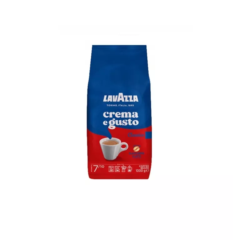 LAVAZZA KAWA ZIARNISTA CREMA E GUSTO CLASSICO ARABICA ROBUSTA 1 KG
