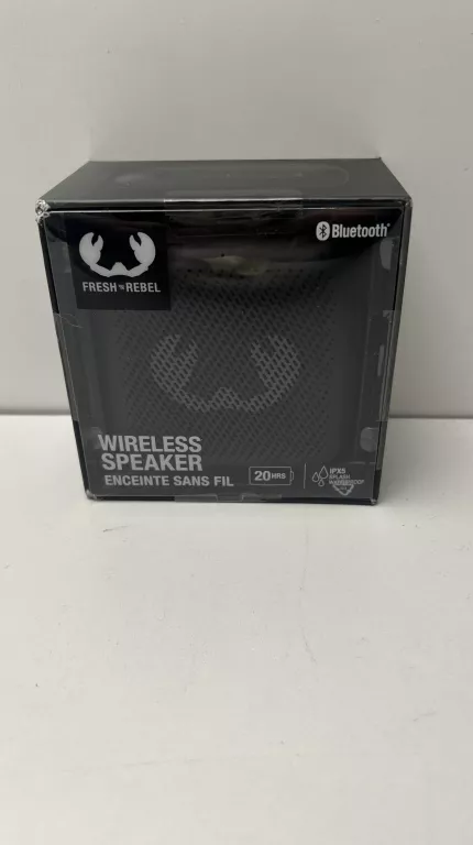 GŁOŚNIK PRZENOŚNY FRESH 'N REBEL WIRELESS SPEAKER CZARNY Q
