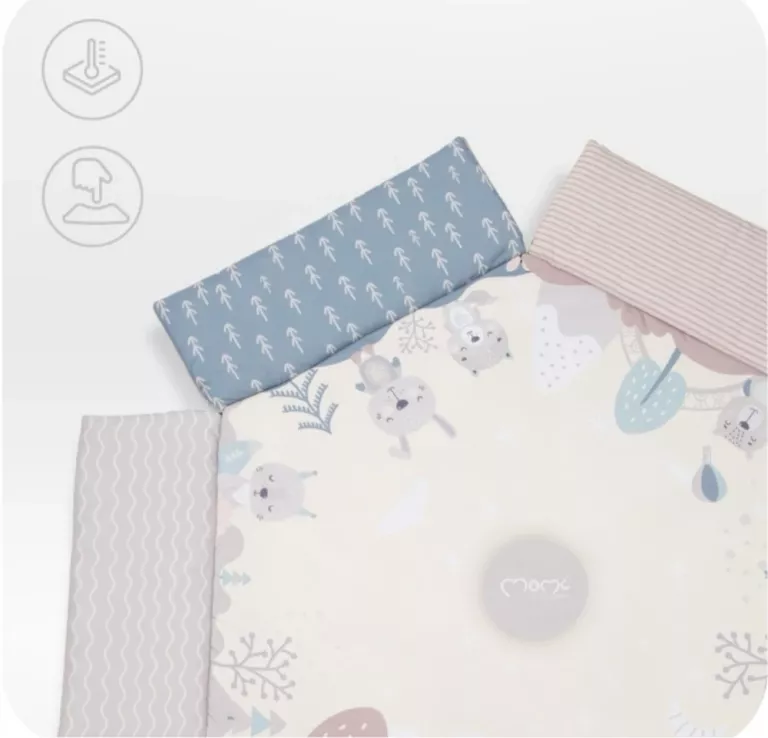 MATA EDUKACYJNA DLA NIEMOWLĄT 2W1 - MOMI PASTEL - BASEN ZABAWKI SENSORYCZN