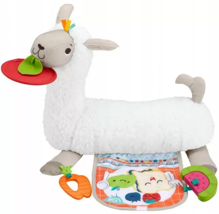 FISHER PRICE LAMA ROŚNIJ ZE MNĄ ZABAWKA SENSORYCZNA 4W1 DLA MALUSZKA +0M