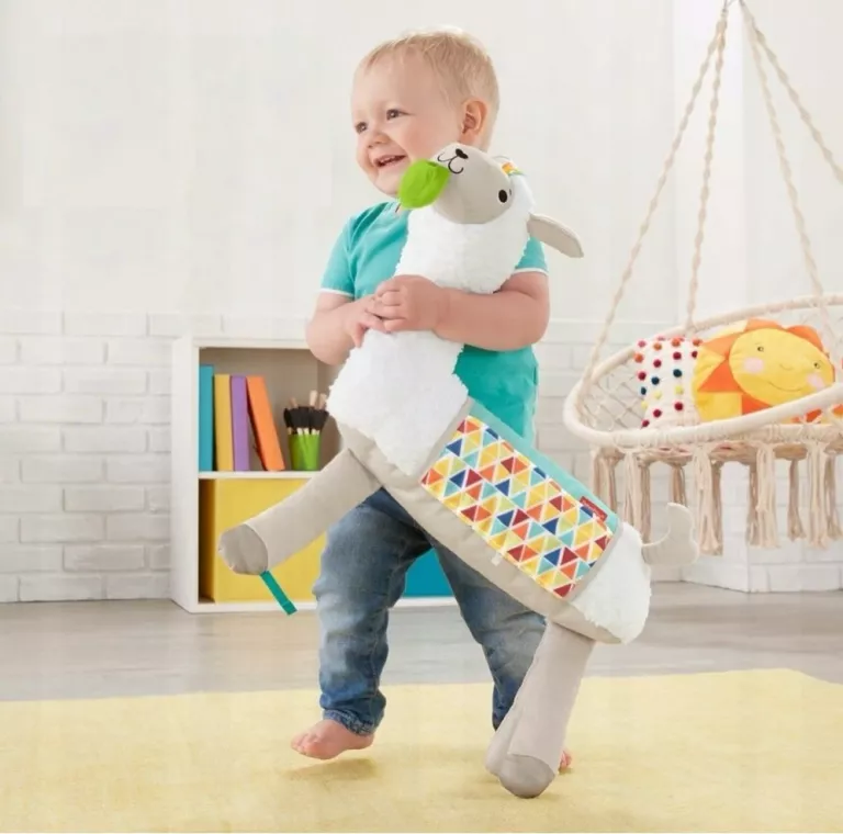FISHER PRICE LAMA ROŚNIJ ZE MNĄ ZABAWKA SENSORYCZNA 4W1 DLA MALUSZKA +0M