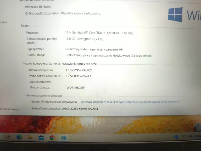 LAPTOP LENOVO LOQ 16GB / 512GB, RTX 3050