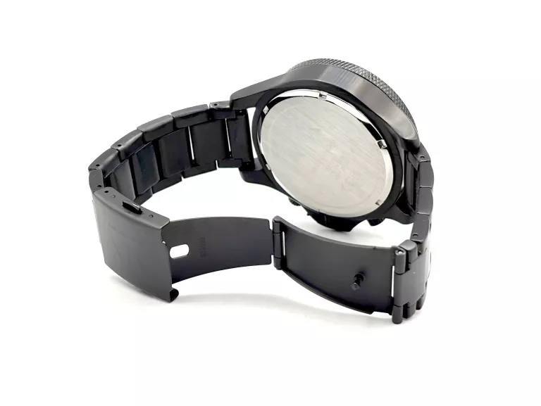 ZEGAREK MĘSKI ARMANI EXCHANGE AX1513 BRANSOLETA STAL CZARNY