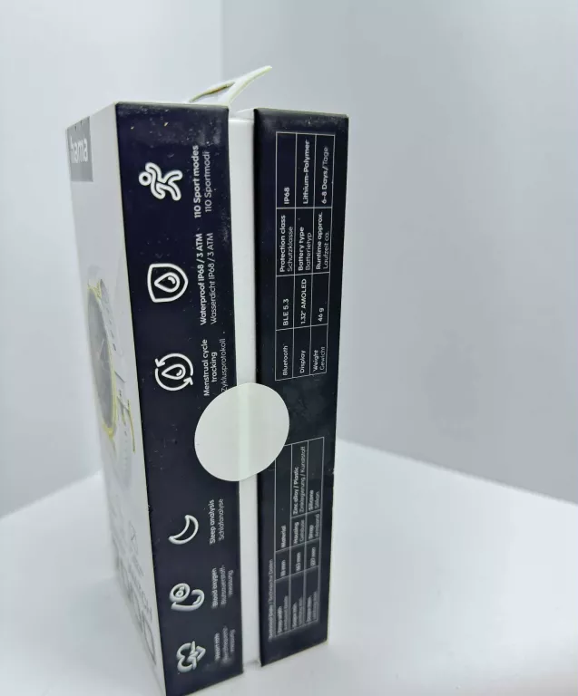 SMARTWATCH HAMA 7000 GPS AMOLED BIAŁO-ZŁOTY PLOMBY