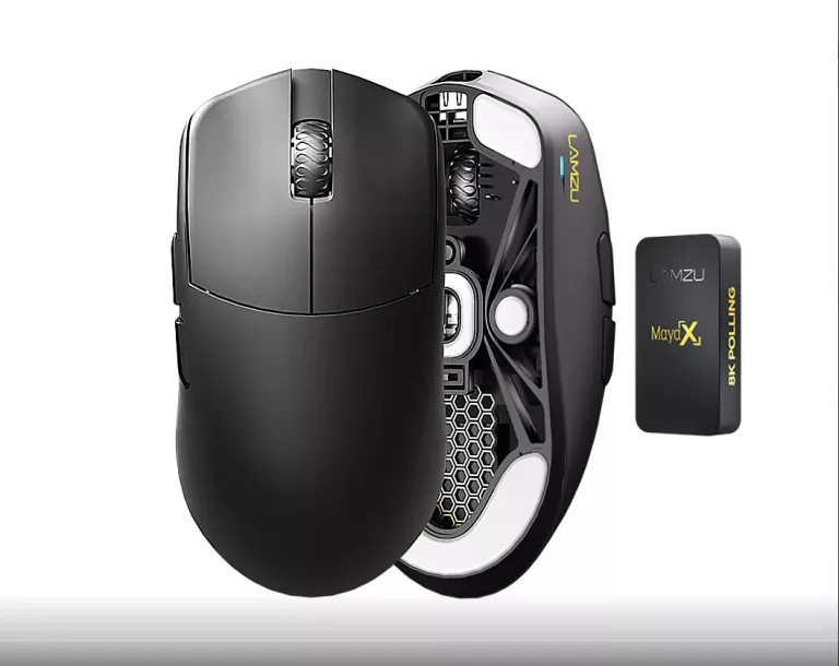 MYSZKA BEZPRZEWODOWA LAMZU MAYA X 8K WIRELESS CHARCOAL BLACK GAMINGOWA