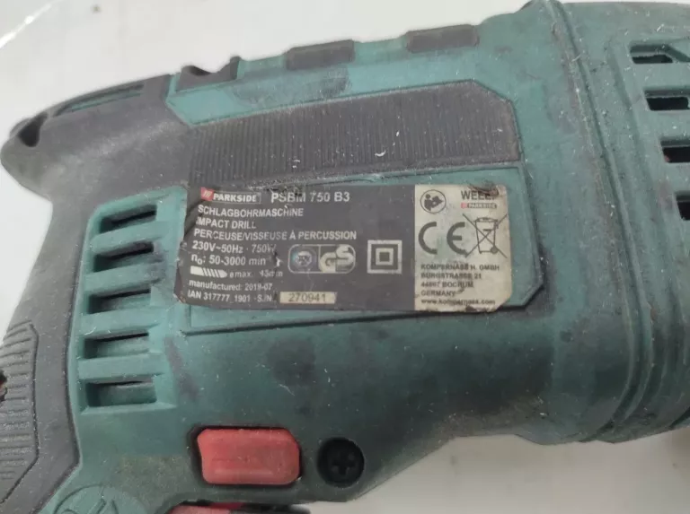 WIERTARKA UDAROWA PARKSIDE PSBM 750 B3