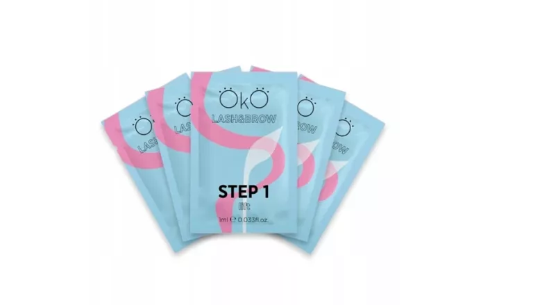 OKO BEAUTY DO LAMINOWANIA RZĘS I BRWI STEP 1 LIFT, PUDEŁKO 5 SASZETEK