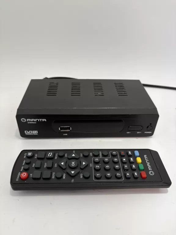 TUNER DVB-T2 MANTA DVBT022 T2 Z PILOTEM  WARTO OKAZJA