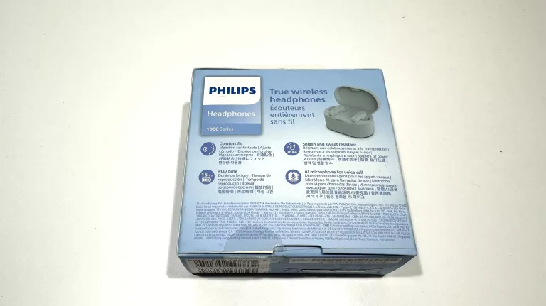 SŁUCHAWKI DOKANAŁOWE PHILIPS TAT1108BL/00 WODOODPORNE NIEBIESKIE