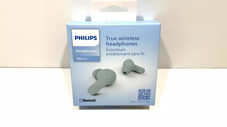 SŁUCHAWKI DOKANAŁOWE PHILIPS TAT1108BL/00 WODOODPORNE NIEBIESKIE