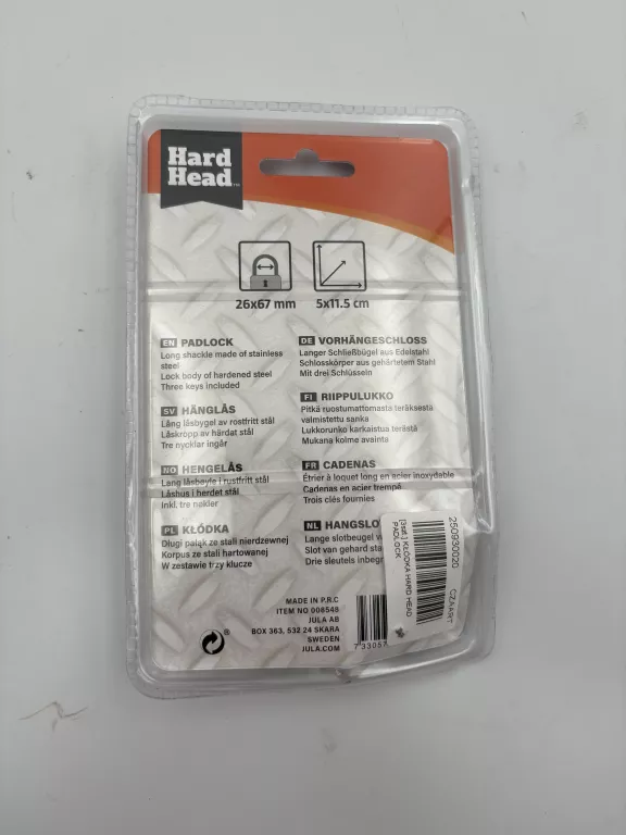 klodka-hard-head-padlock-ean-gtin-7330571398392