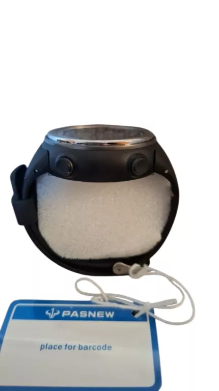 ZEGAREK Z KROKOMIERZEM WODOODPORNY CZARNY