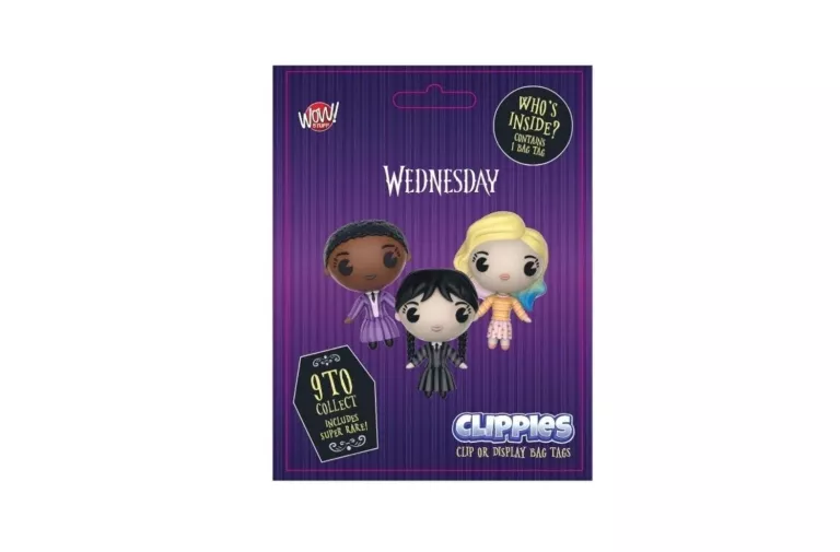 WEDNESDAY – FIGURKA BRELOCZEK ZAWIESZKA DO PLECAKA LUB KLUCZY