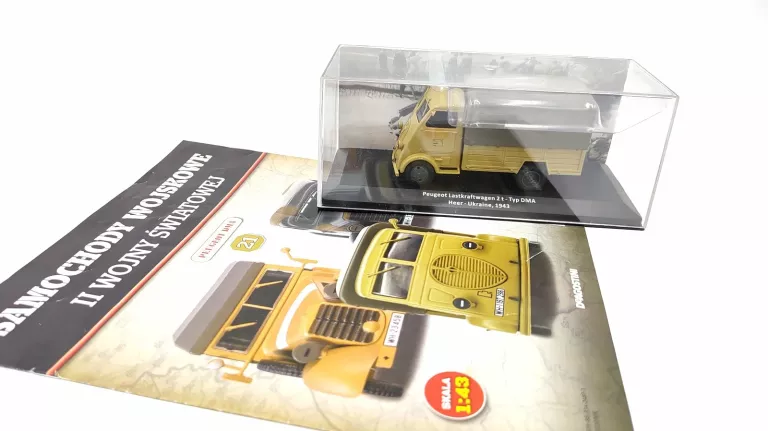 SAMOCHODY 2WŚ PEUGEOT 2T TYP DMA 1942 1:43 DEAGOSTINI