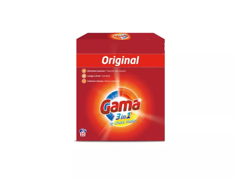 GAMA PROSZEK DO PRANIA 1,625*KG/ 25PRAŃ UNIWERSAL