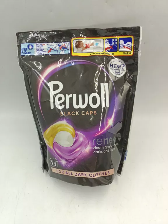 PERWOLL RENEW CAPS BLACK KAPSUŁKI DO CIEMNEGO PRANIA 23 SZT