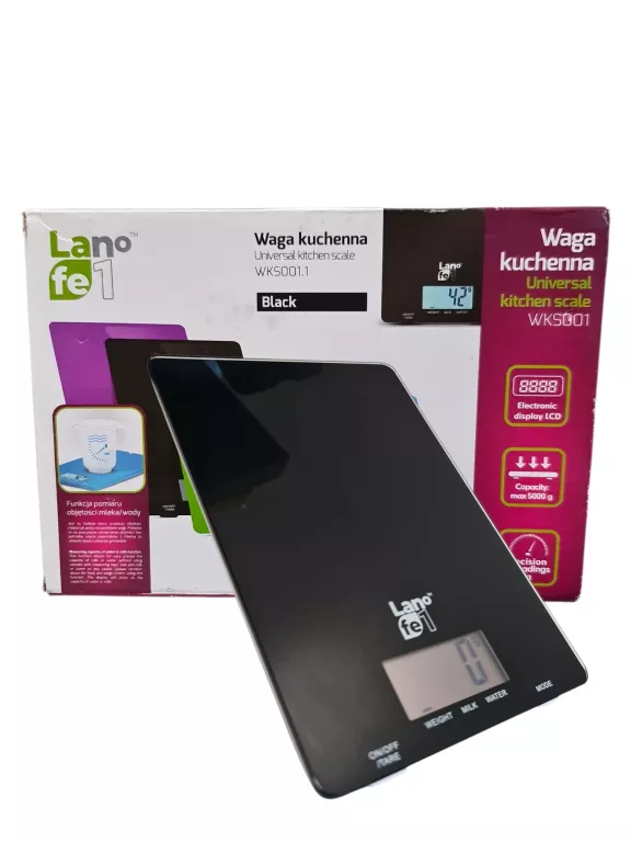 WAGA KUCHENNA ELEKTRONICZNA LAFE WKS001.1 CZARNA