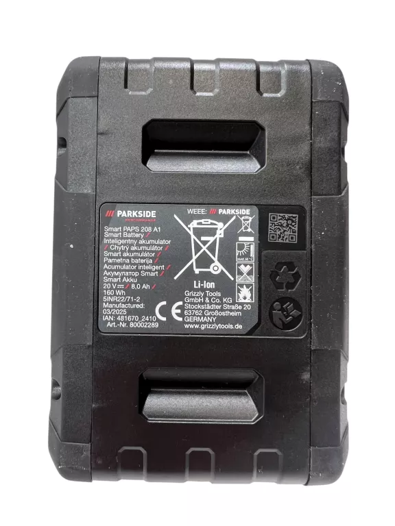AKUMULATOR BATERIA SMART 8AH 20V PARKSIDE PAPS 208 A1 BLUETOOTH