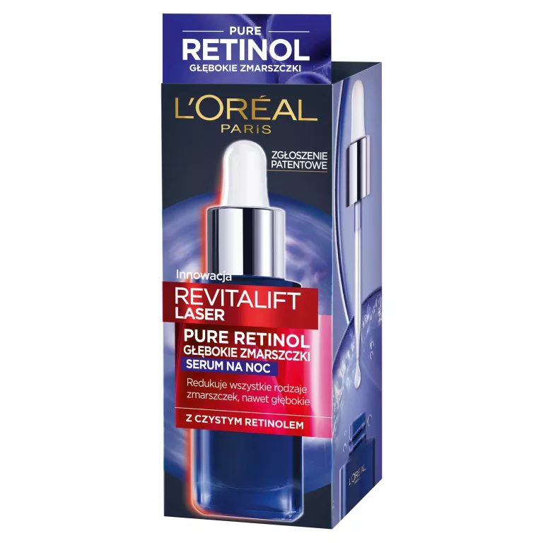 L’ORÉAL REVITALIFT LASER PURE RETINOL SERUM NA NOC 30ML PRZECIWZMARSZCZKOW